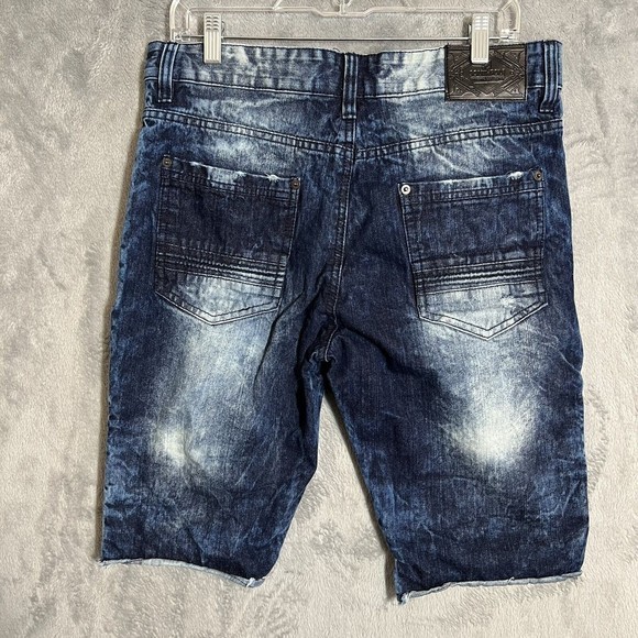 Southpole Authentic Collection Distressed Denim Jean Shorts Mens‎ Size 30 Waist - Picture 7 of 14